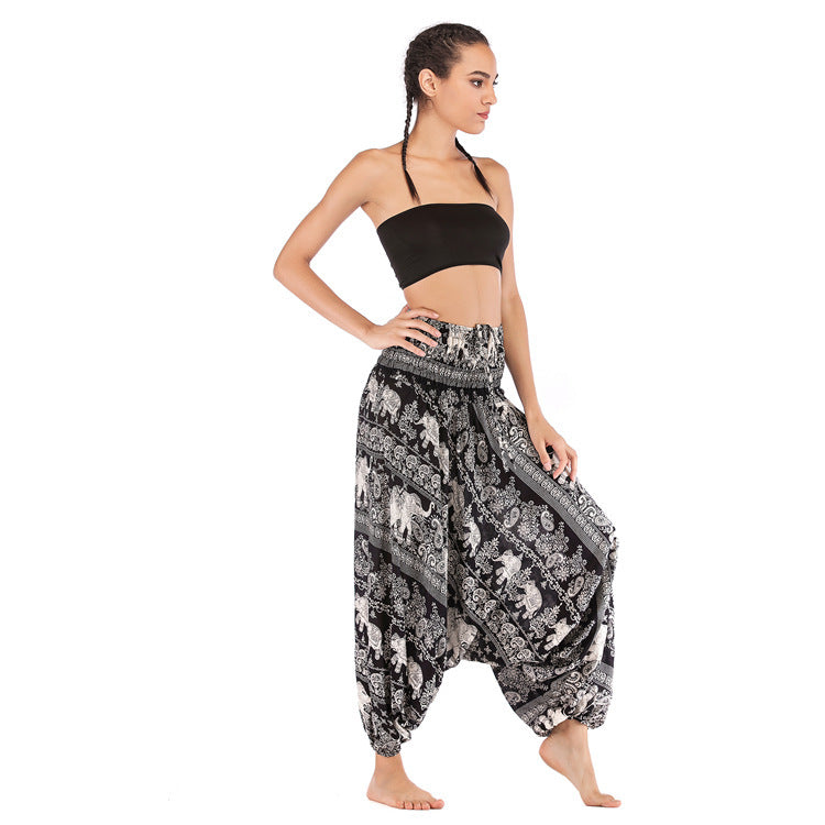 European and American Casual Yoga Pants Yoga Wear Bohemia