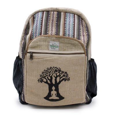 Mochila Grande De Cáñamo - Bohdi Tree Design