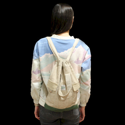 Mochila para portátil - Cáñamo y algodón