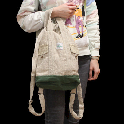Mochila para portátil - Cáñamo y algodón